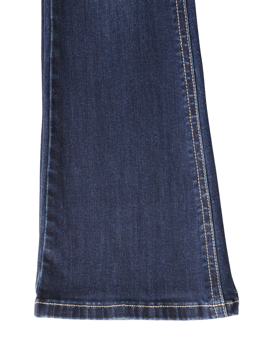 Girls Centenario Premium Bootcut Jeans - Dark Blue Denim 45909 — view 7