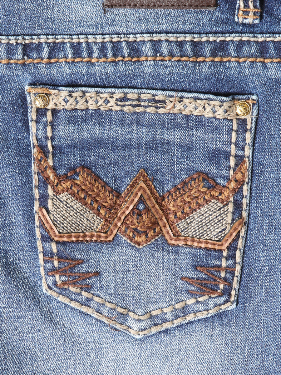 Boys Centenario Premium Bootcut Jeans - Blue Denim 45912 — view 6