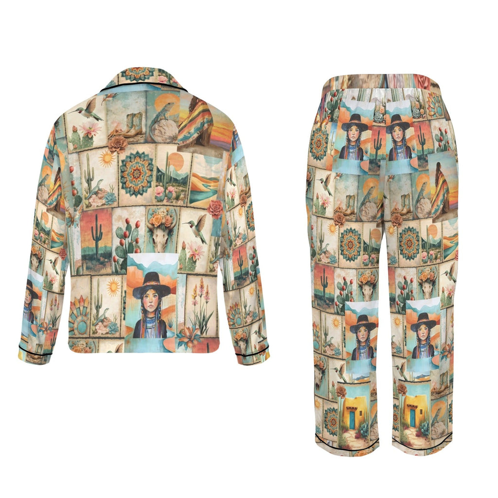 Baha Ranch Colores de Mexico Pictures of the Southwest Satin Pajamas by Baha Ranch Western Wear - product image 6