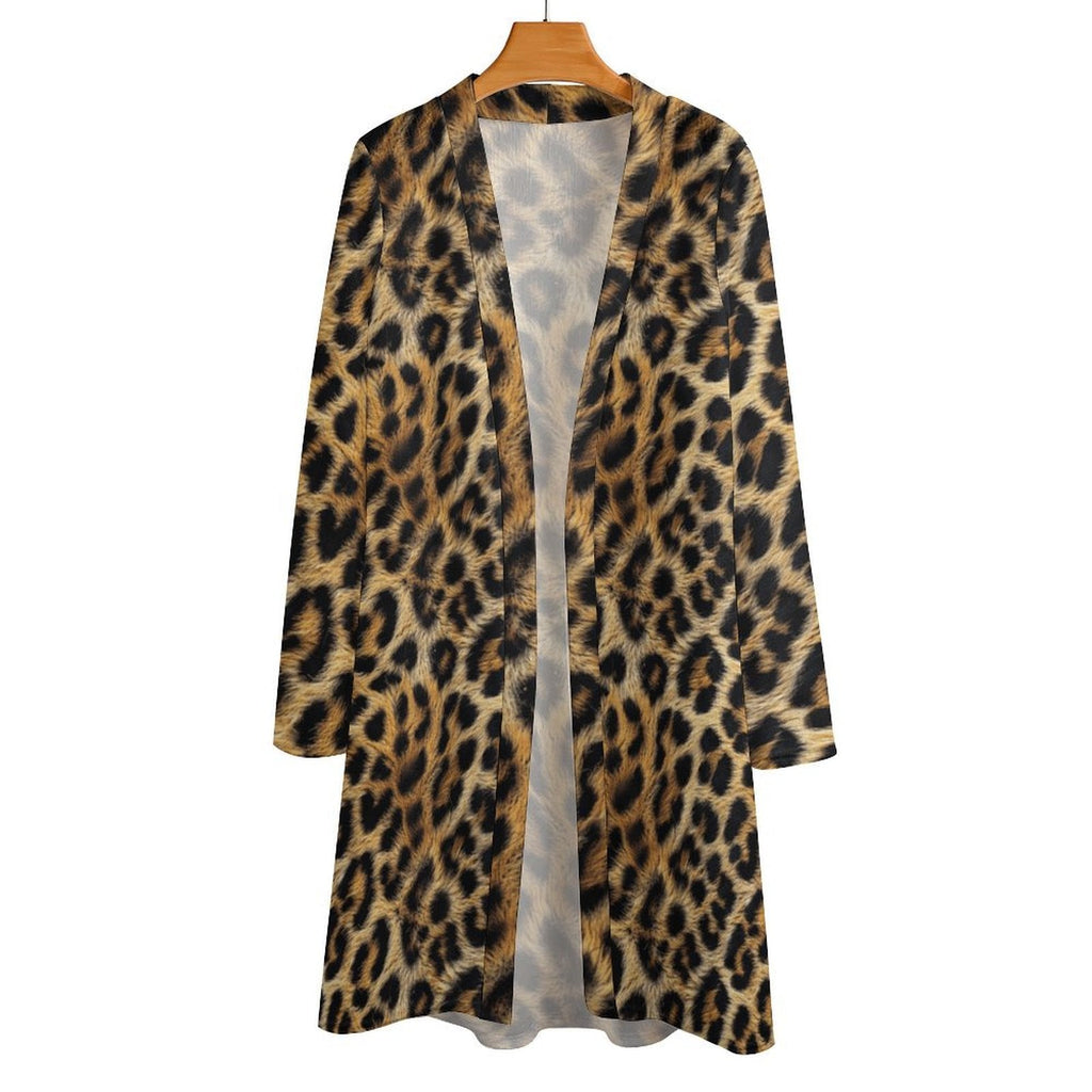 Baha Ranch Retro Pop Western Leopard Lightweight Cardigan by Baha Ranch Western Wear - product image 4