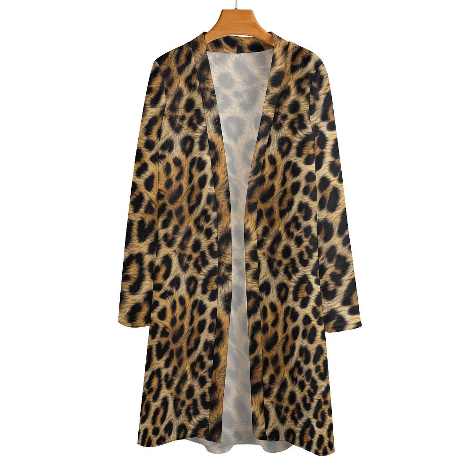 Baha Ranch Retro Pop Western Leopard Lightweight Cardigan by Baha Ranch Western Wear - product image 4