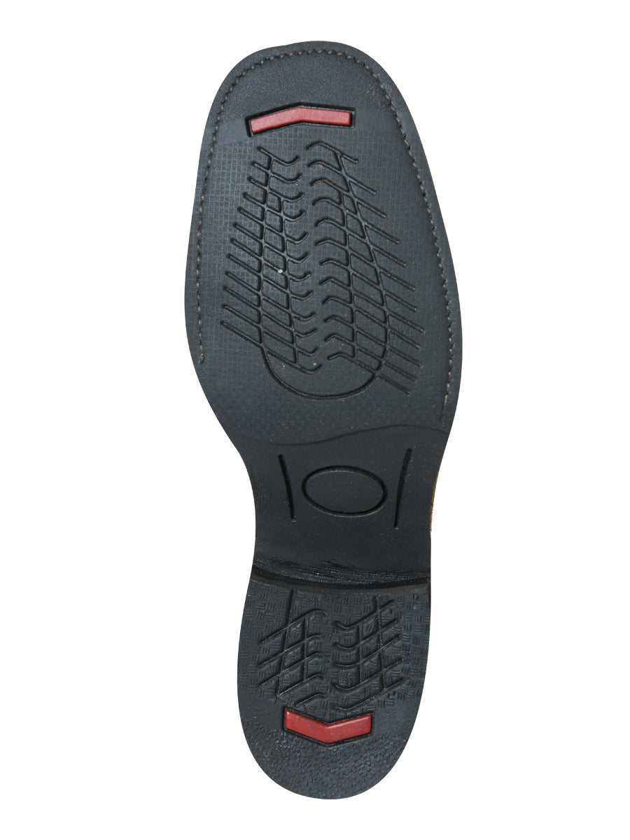 El General Rodeo Boot - Nobuck Honey with Embroidery 51111 — view 6