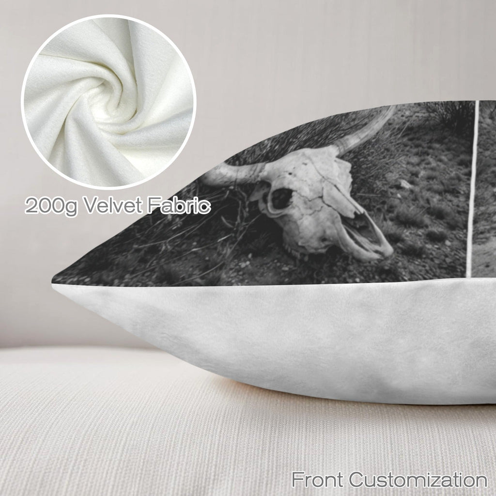 Baha Ranch Black White Desert Velvety Soft Pillow Case Made in America by Baha Ranch Western Wear - product image 5