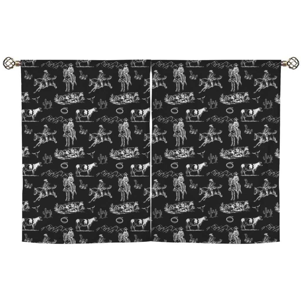 Baha Ranch Ranch Life Window Curtains 28"x40" (2-Piece) Made in America by Baha Ranch Western Wear - product image 2
