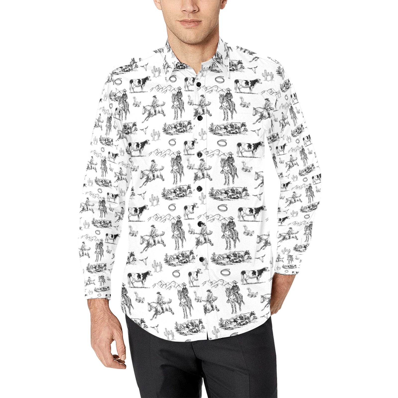 Baha Ranch Ranch Life Unisex Western Button Up Shirt by Baha Ranch Western Wear - product image 4