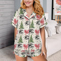 Baha Ranch Praying Cowboy Christmas Cowgirl Western Satin Pajamas Short Set by Baha Ranch Western Wear