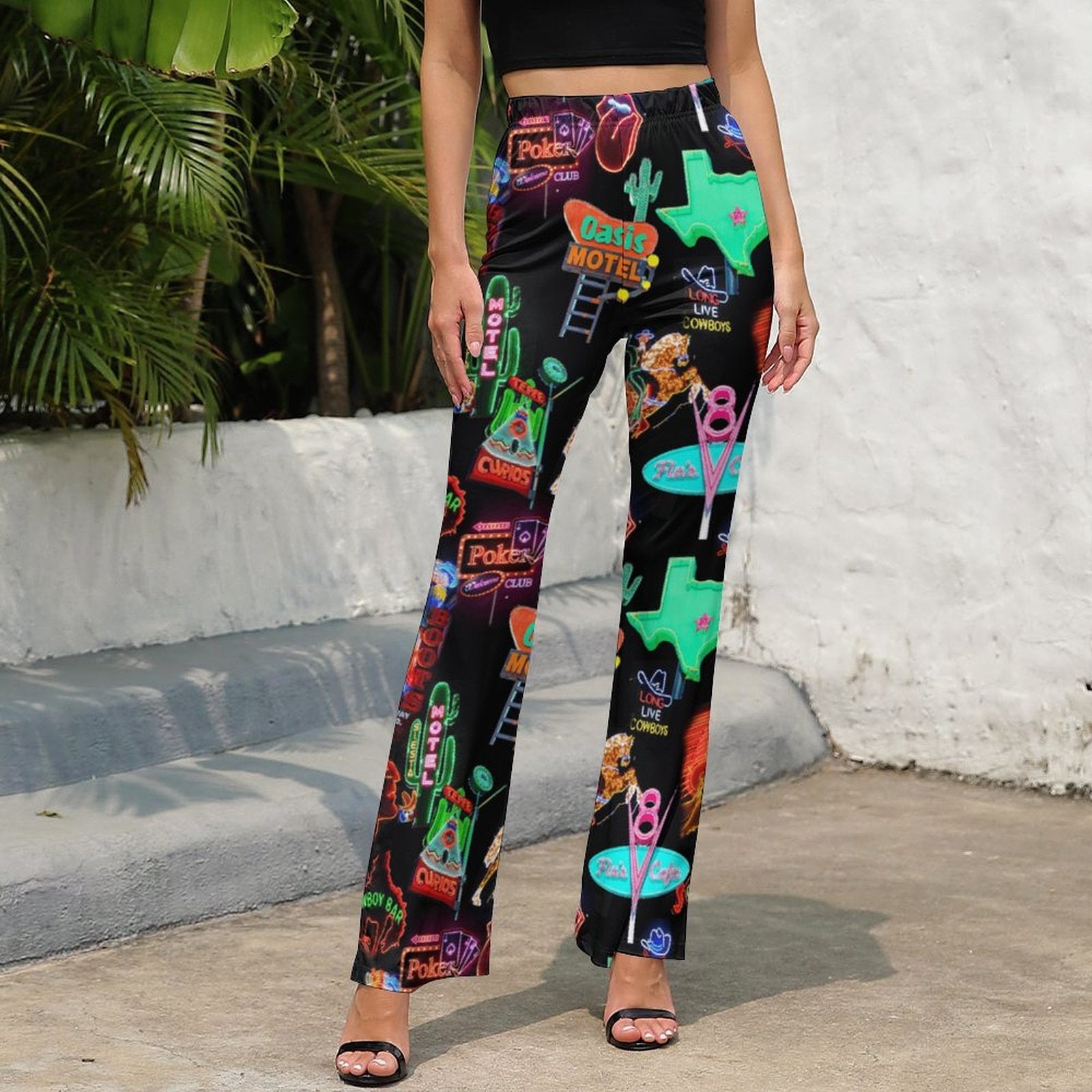 Baha Ranch Neon Vegas Flare Pants by Baha Ranch Western Wear - product image 6
