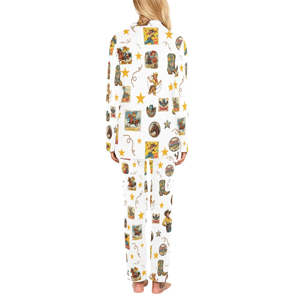 Baha Ranch Vintage Cowgirl Collage Pajama set by Baha Ranch Western Wear - product image 2