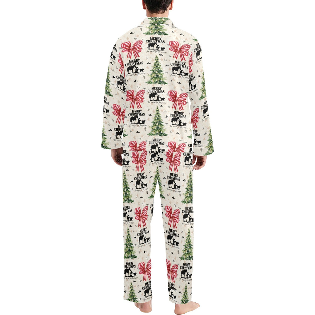 Baha Ranch Praying Cowboy Christmas Men's Pajamas Set by Baha Ranch Western Wear - product image 2
