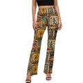 Baha Ranch Colores de Mexico Dia de los Muertes Flare Pants by Baha Ranch Western Wear - product image 2