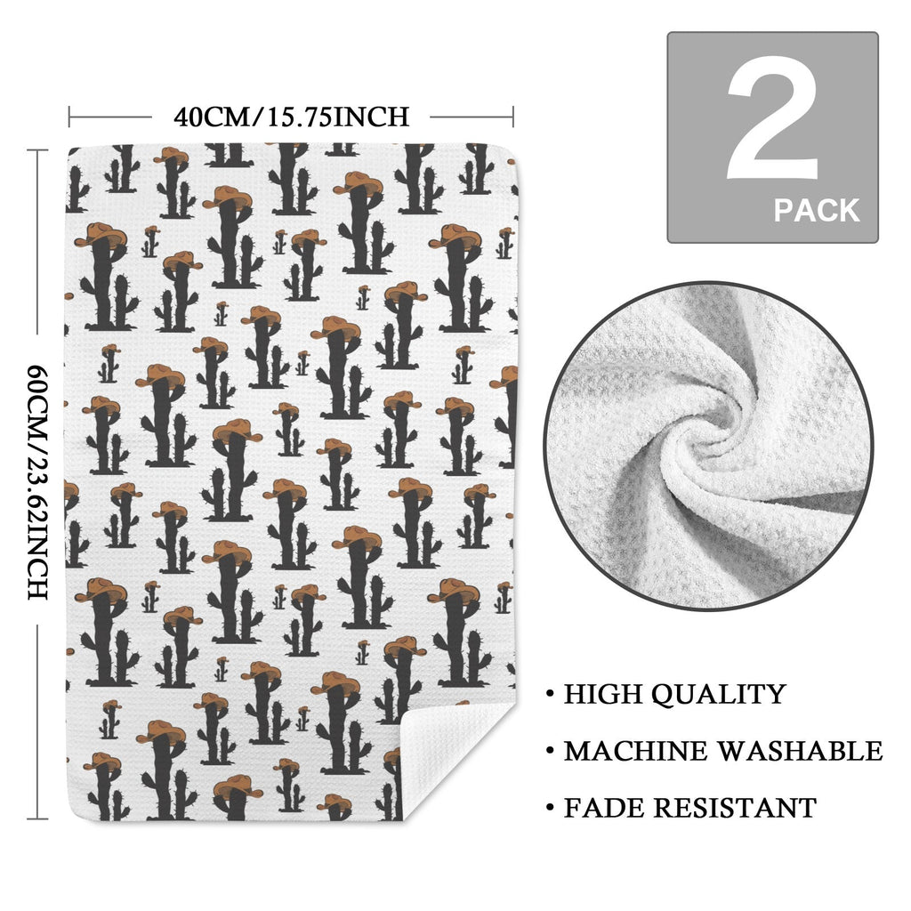 Baha Ranch Cowboy Cactus Set of 2 Kitchen Dish Towels Made in America by Baha Ranch Western Wear - product image 3