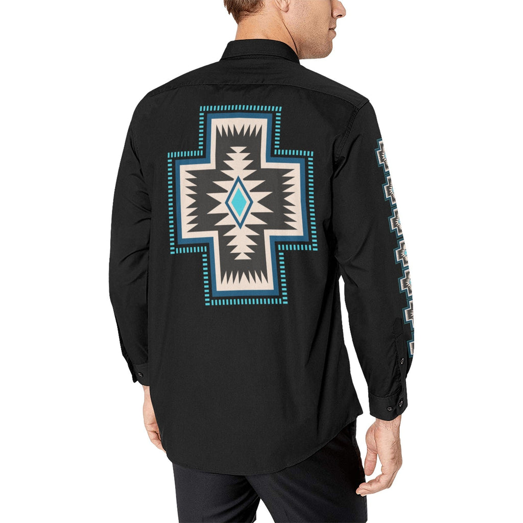Baha Ranch Southwestern Cross Unisex Western Button Up by Baha Ranch Western Wear - product image 4