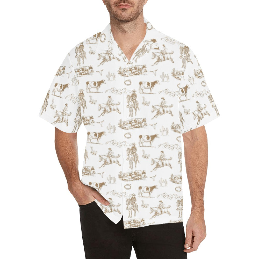 Ranch Way Men's Western Camp Shirt by Baha Ranch Western Wear
