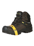 Men's Lace-Up Steel Toe Ankle Work Boot - Made in Mexico - Brown 91604