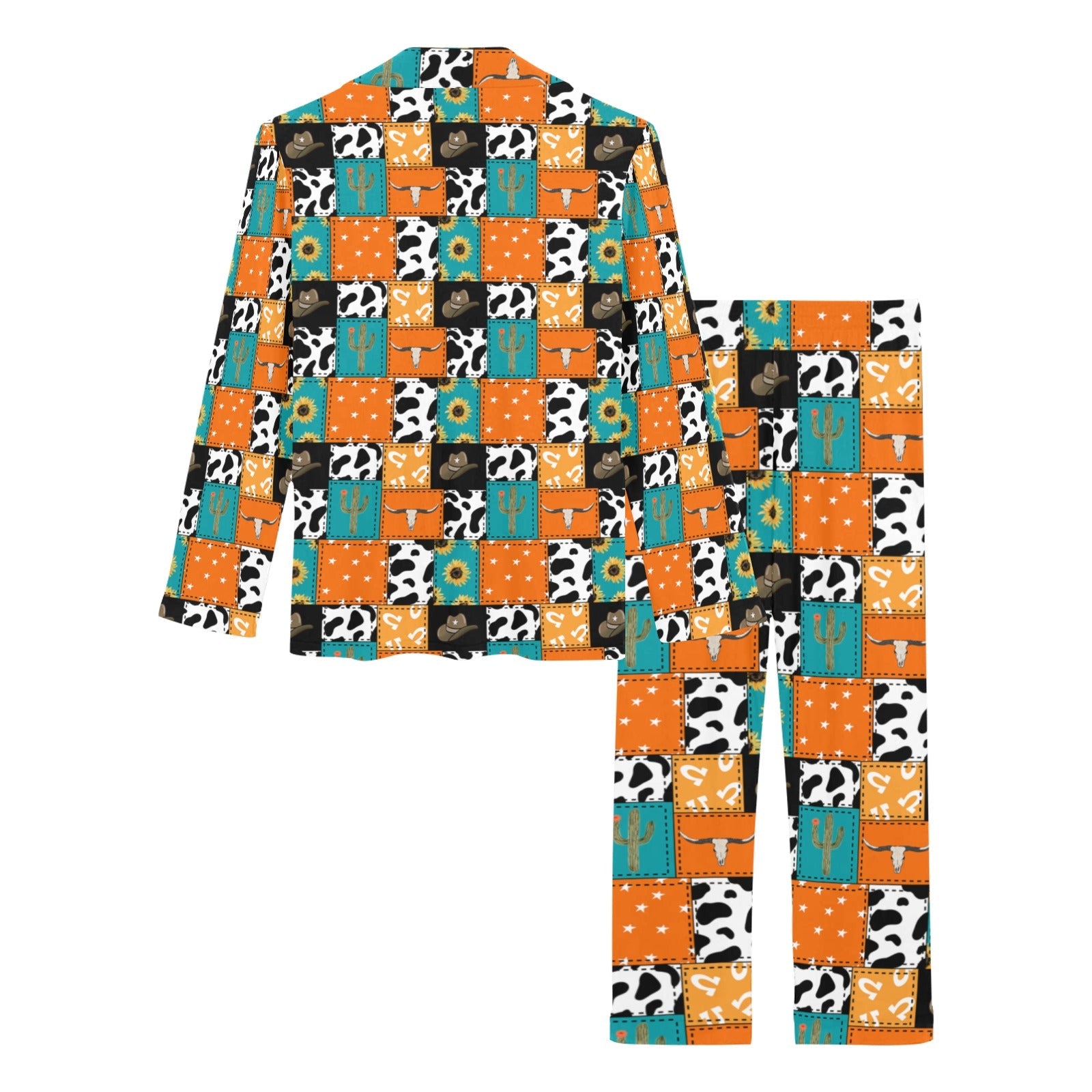 Baha Ranch Western Patchwork Women's Western Pajama Set by Baha Ranch Western Wear - product image 4