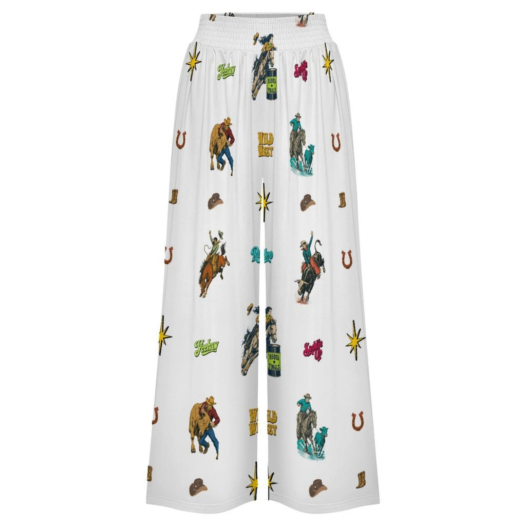 Baha Ranch The Last Roundup Rodeo High Waisted Wide Leg Pants by Baha Ranch Western Wear - product image 5