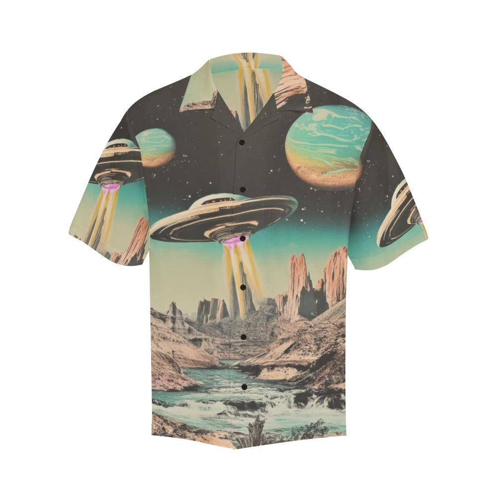 Baha Ranch Retro Pop Western Space Cowboy Camp Shirt by Baha Ranch Western Wear - product image 3