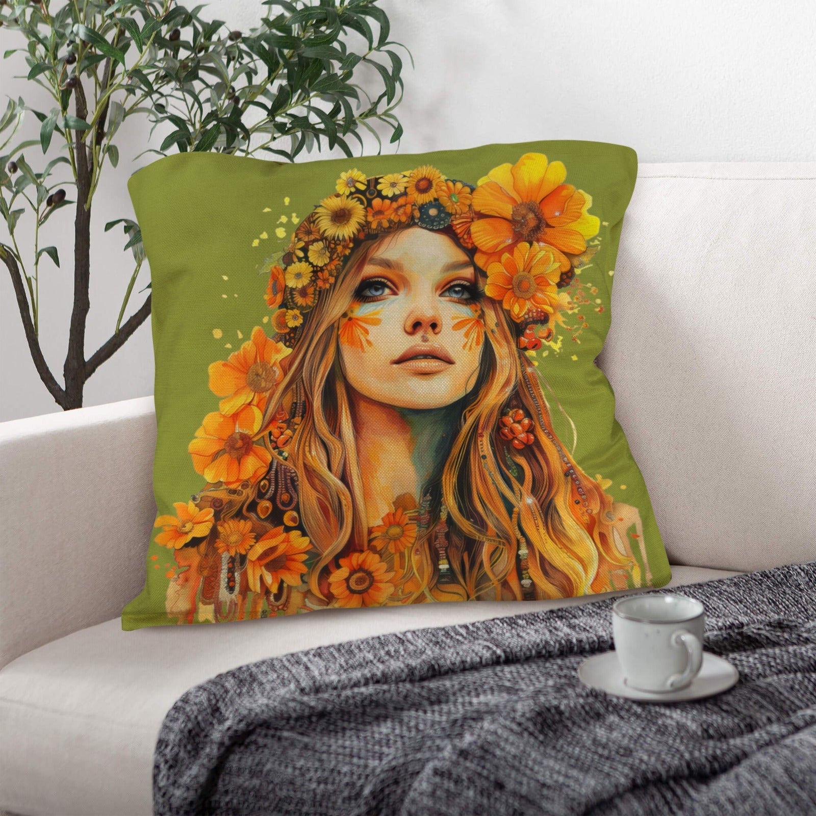 Baha Ranch Boho Girl Pillow Case Made in America by Baha Ranch Western Wear - product image 5