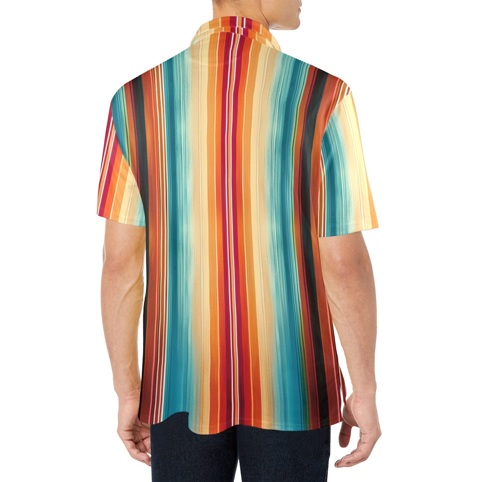 Baha Ranch Serape Western Polo Style Shirt by Baha Ranch Western Wear - product image 3