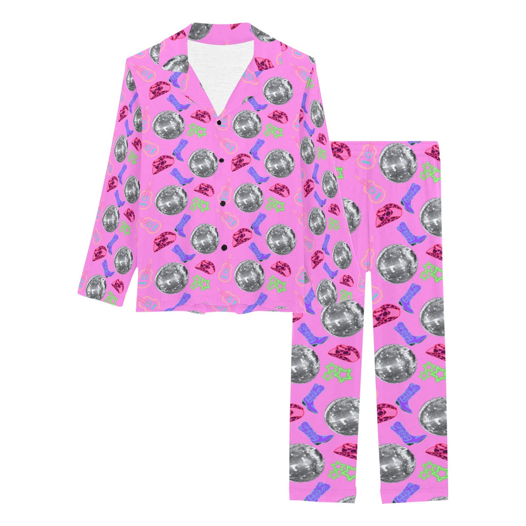 Baha Ranch Disco Cowgirl Women's Western Pajama Set by Baha Ranch Western Wear - product image 3