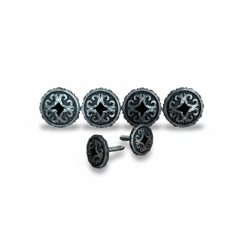 Black Diamond Antique Silver Saddle Set SSW213 — view 2