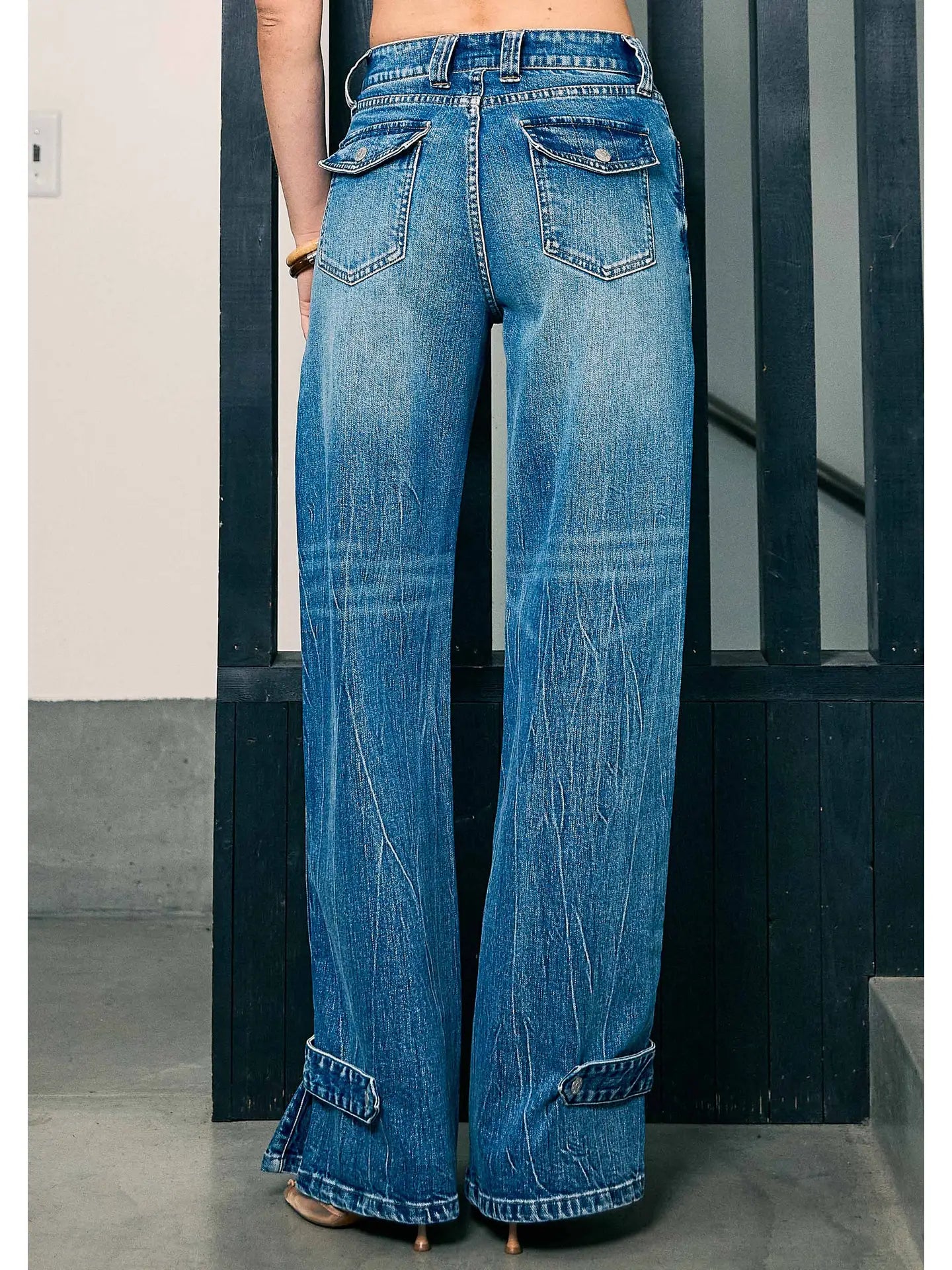Dakota Palazzo Wide Leg Denim | Jeans — view 2