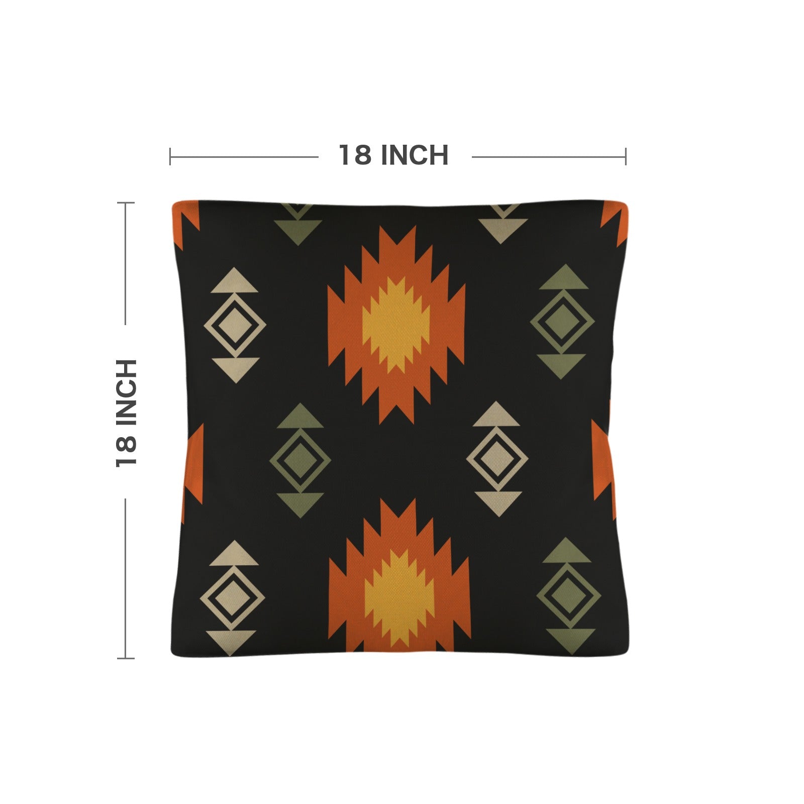 Baha Ranch Black Aztec Pillow Case Made in America by Baha Ranch Western Wear - product image 3