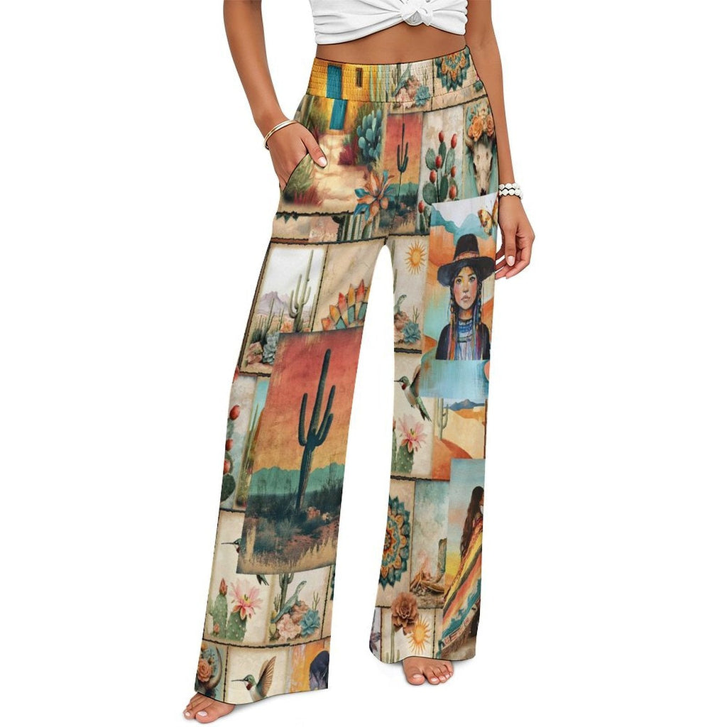 Baha Ranch Pictures of the Southwest High Waisted Wide Leg Pants by Baha Ranch Western Wear - product image 3