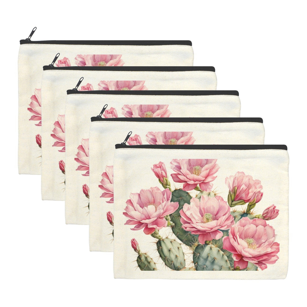 Baha Ranch Cactus Flower Cosmetic Bag Pack of 5 Made in America by Baha Ranch Western Wear - product image 2