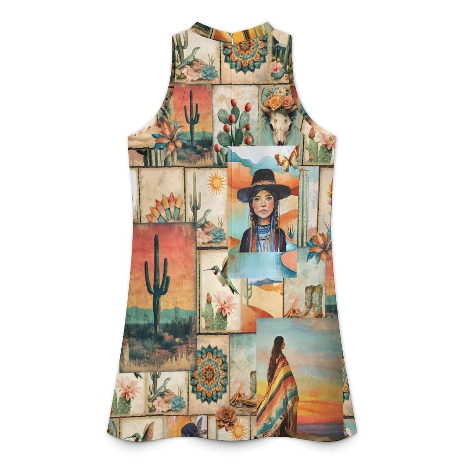 Baha Ranch Colores De Mexico Pictures of the Southwest Sleeveless Mini Dress by Baha Ranch Western Wear - product image 2