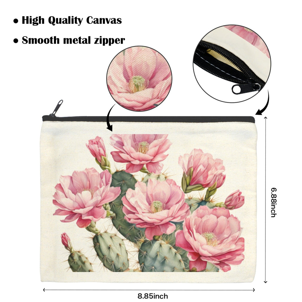 Baha Ranch Cactus Flower Cosmetic Bag Pack of 5 Made in America by Baha Ranch Western Wear - product image 3