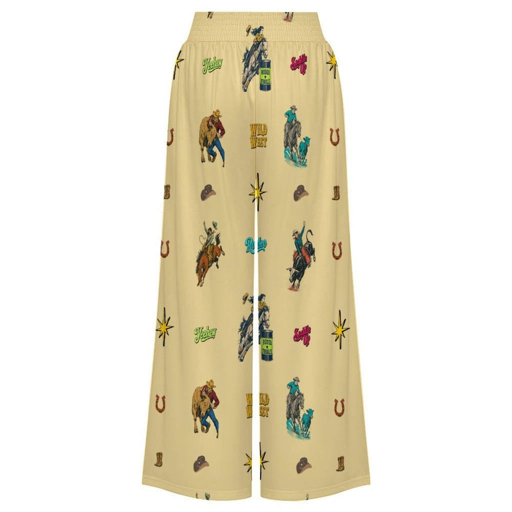 Baha Ranch The Last Roundup Rodeo High Waisted Wide Leg Pants by Baha Ranch Western Wear - product image 5