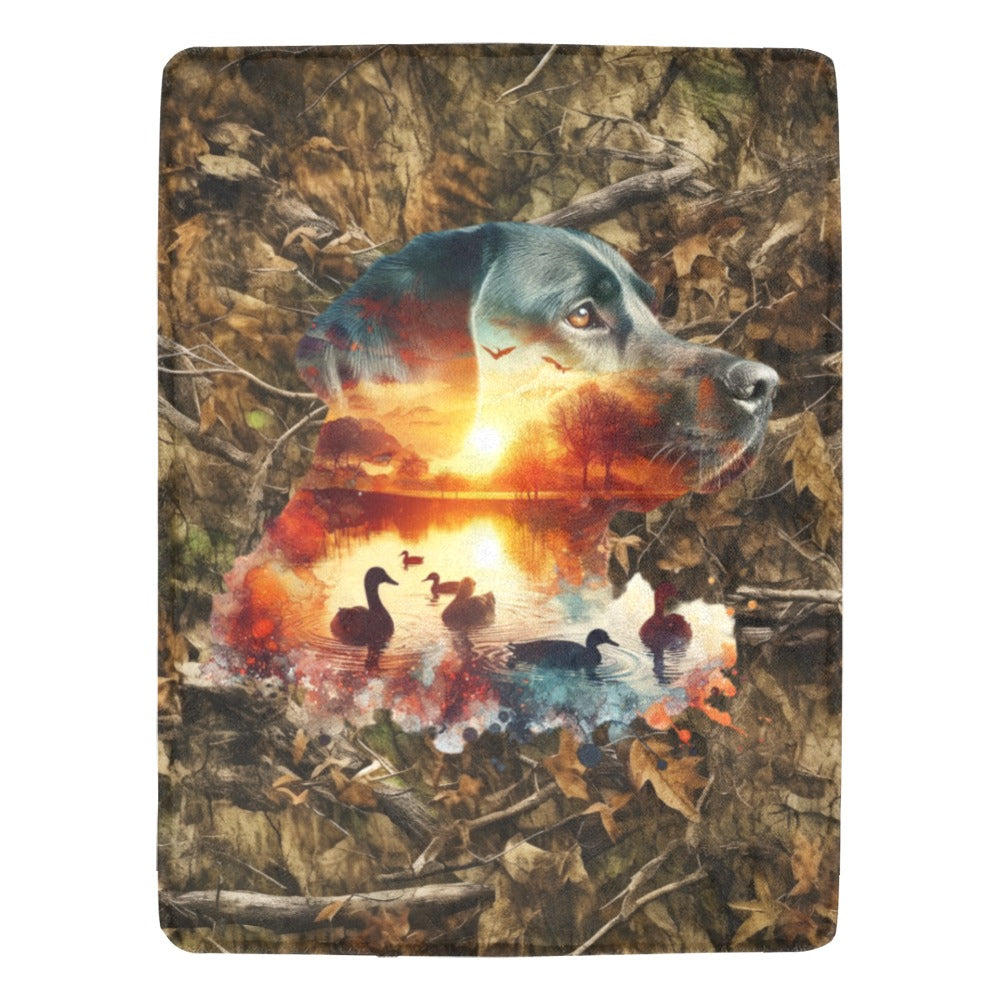 Baha Ranch Camo Lab Ultra-Soft Micro Fleece Blanket 60" x 80" Made in America by Baha Ranch Western Wear - product image 2