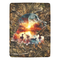Baha Ranch Camo Lab Ultra-Soft Micro Fleece Blanket 60" x 80" Made in America by Baha Ranch Western Wear - product image 2