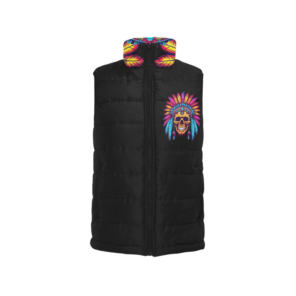 Baha Ranch Indian Skull Women's Puffy Vest by Baha Ranch Western Wear - product image 3