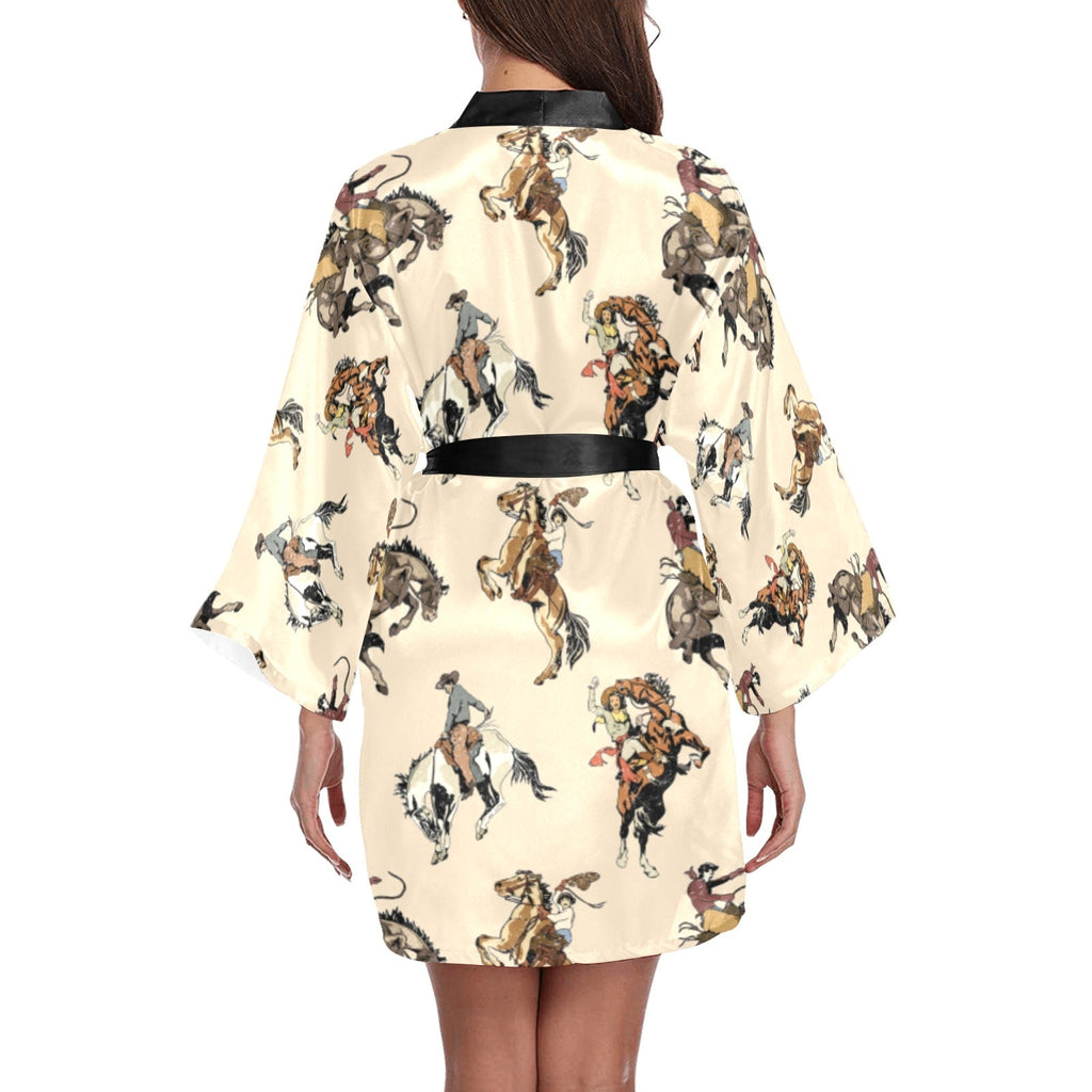Baha Ranch Vintage Cowgirl Women's Lounge Kimono Robe by Baha Ranch Western Wear - product image 3