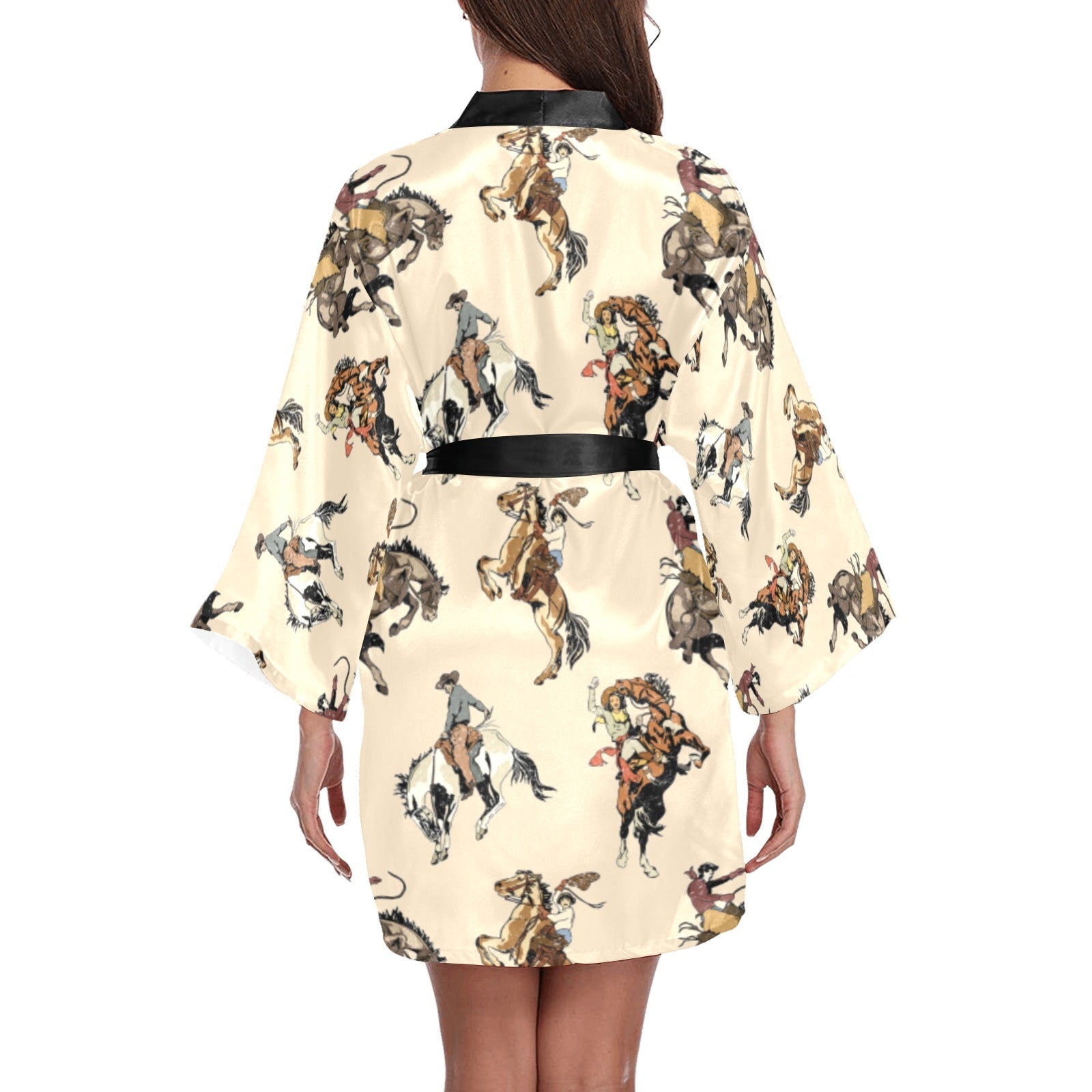 Baha Ranch Vintage Cowgirl Women's Lounge Kimono Robe by Baha Ranch Western Wear - product image 3
