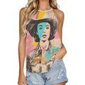 Baha Ranch Turquoise View Retro Pop Western Tank Top by Baha Ranch Western Wear - product image 2