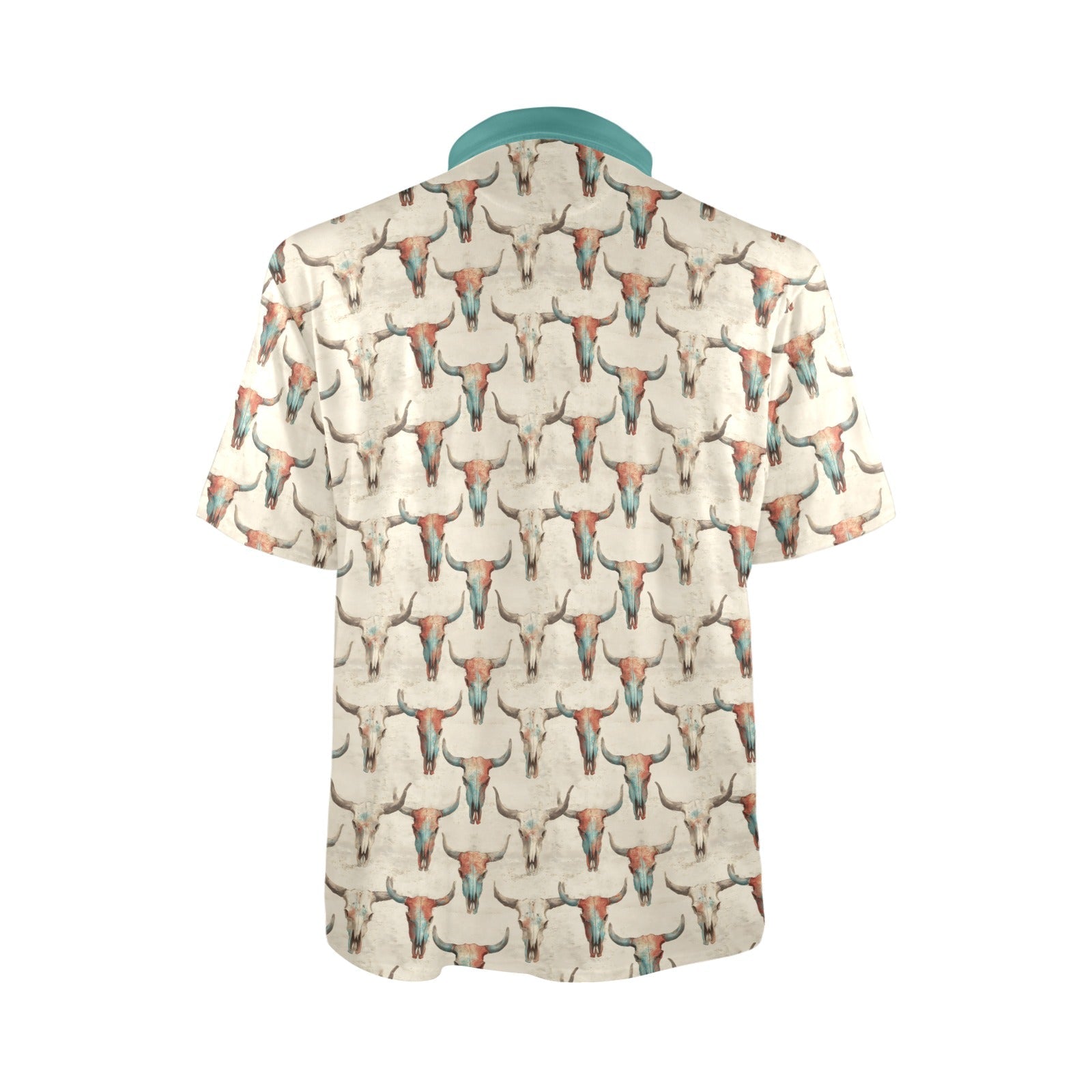 Baha Ranch Colored Skulls Men's Polo Style Shirt by Baha Ranch Western Wear - product image 6