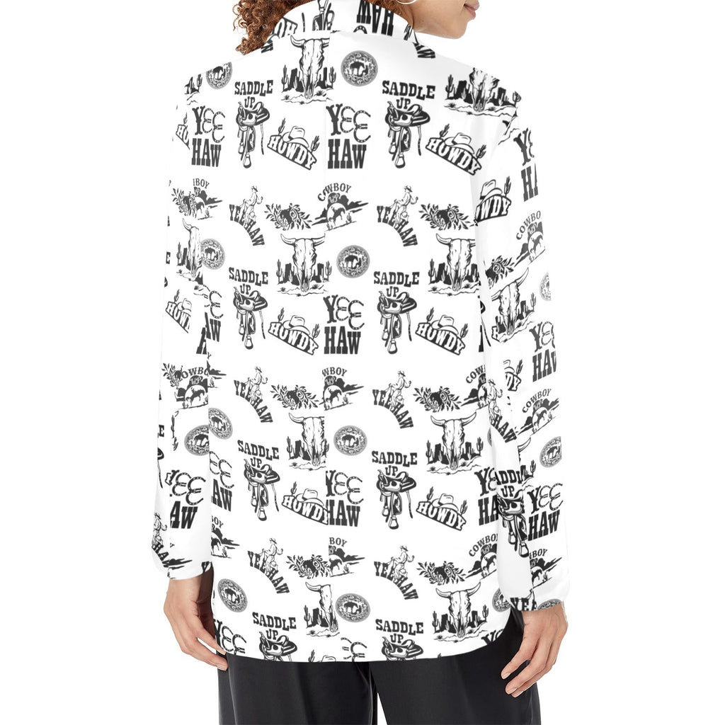 Baha Ranch Cowboy Print Women's Western Blazer by Baha Ranch Western Wear - product image 3