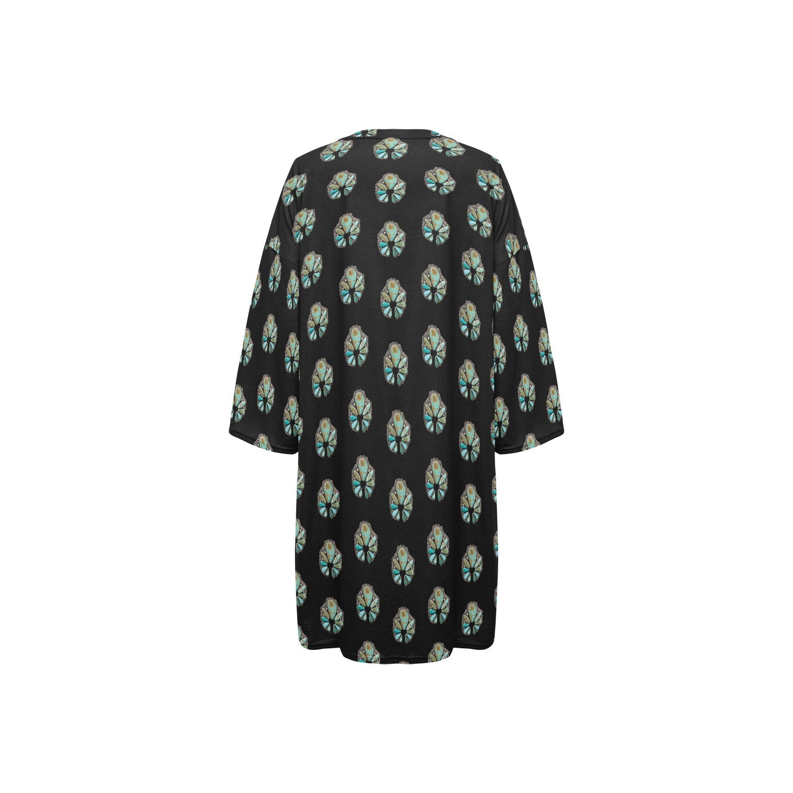 Baha Ranch Turquoise Naja Oversized Sleep Shirt by Baha Ranch Western Wear - product image 3