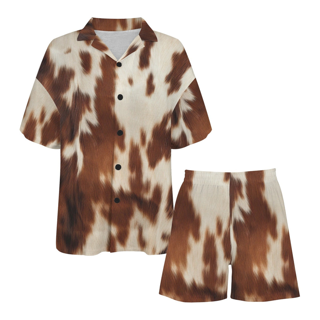 Baha Ranch Cow Print Women's Pajama Set Made in America by Baha Ranch Western Wear - product image 3