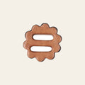 1-1/4" Slots Leather Concho Tan