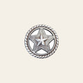 HILASON Packs Western Nickel Plated Round Conchos Color | Bridle Concho Slotted