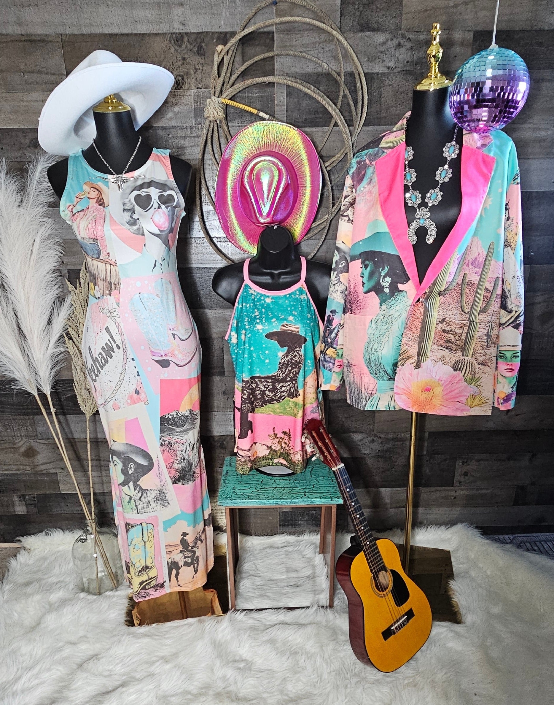 Baha Ranch Retro Pop Western Pop Cowgirl Blazer by Baha Ranch Western Wear - product image 9