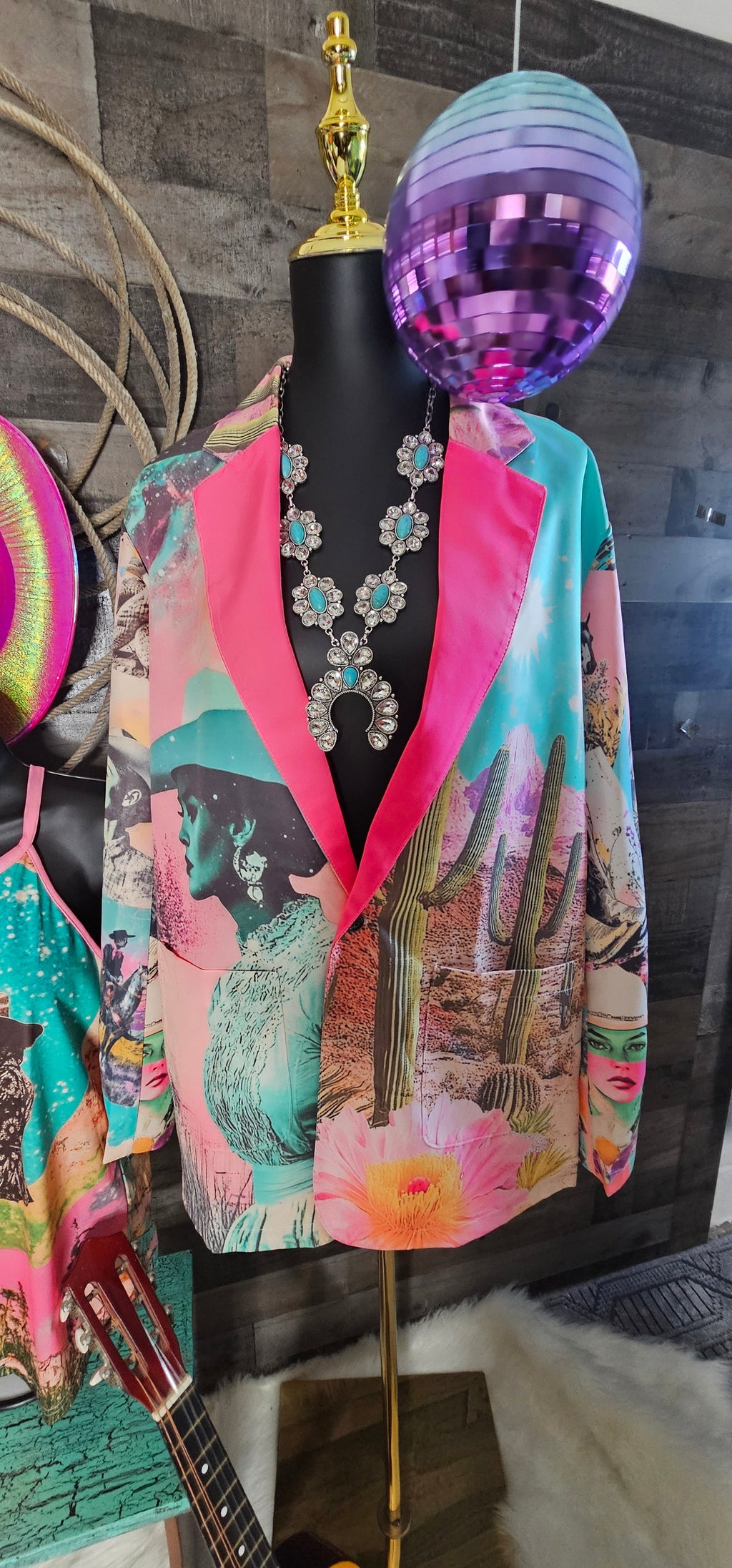 Baha Ranch Retro Pop Western Pop Cowgirl Blazer by Baha Ranch Western Wear - product image 8
