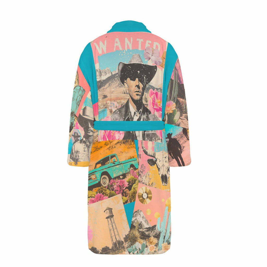 Baha Ranch Retro Pop Western Men's Robe by Baha Ranch Western Wear - product image 4