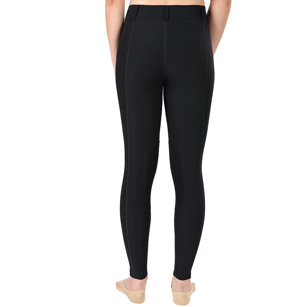 Large Irideon Elasticized Ankles Classic Horse Riding Issential Tights Black