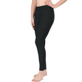Extra Large Horse Riding Tights With Contour Highlighting Pockets For Essentials Black