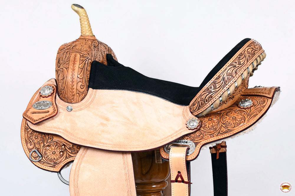 Flex Tree Western Horse Saddle American Leather Trail Barrel Racing By Hilason